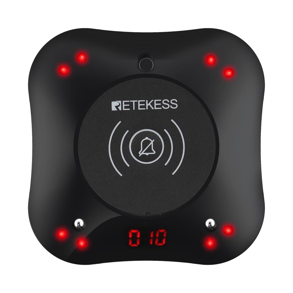 RETEKESS TD164 РЕСТОРАННАЯ ПЕЙДЖИНГОВАЯ СИСТЕМА ОЧЕРЕДИ  ИЗ 10 ПЕЙДЖЕРОВ ДЛЯ РЕСТОРАНА ЦЕРКВИ ПИТОМНИКА КЛИНИКИ ТОЧЕК ФАСТ ФУДА,КАФЕ И ФУДКОРОТОВ 