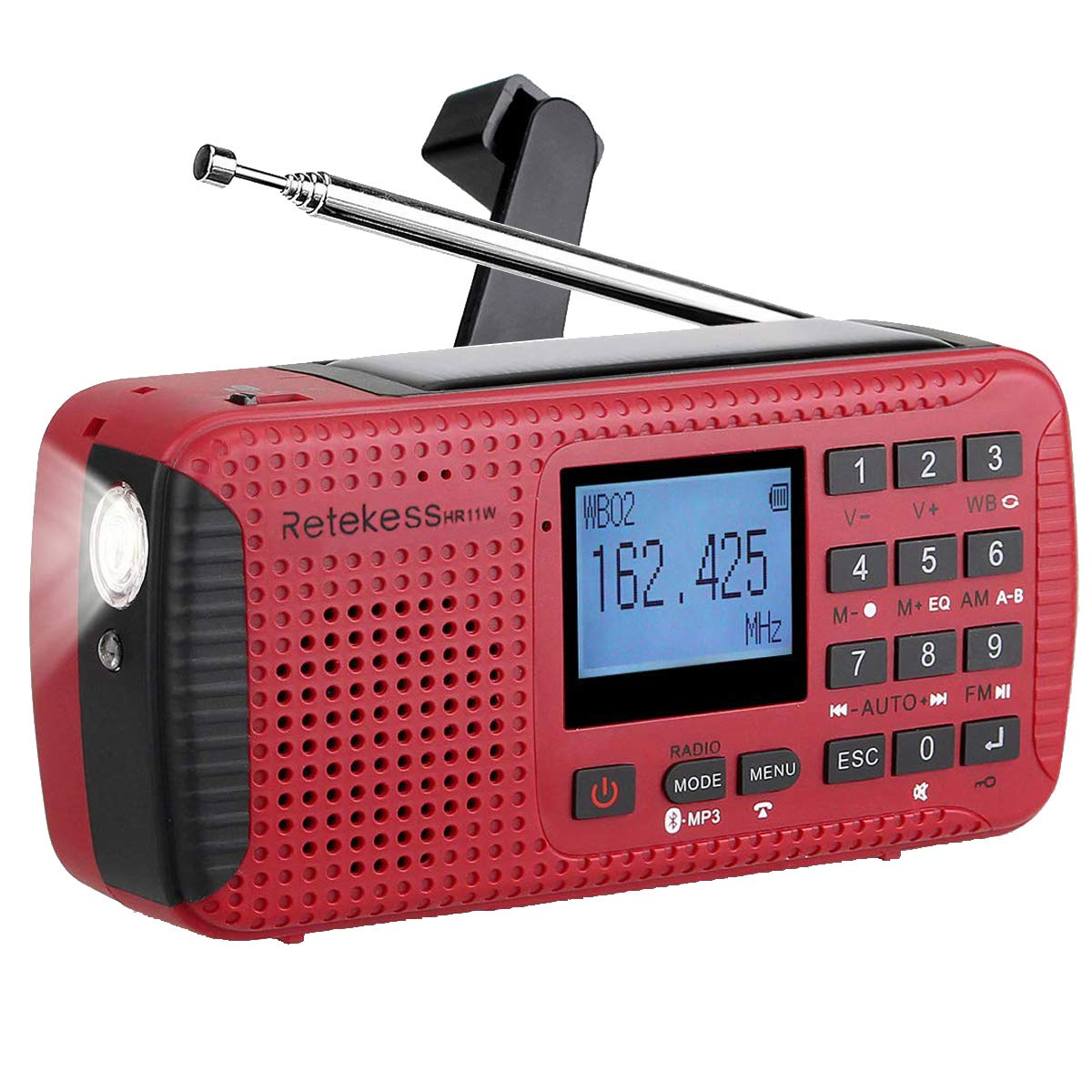 Retekess HR11W Bluetooth AM FM-радио с поддержкой NOAA