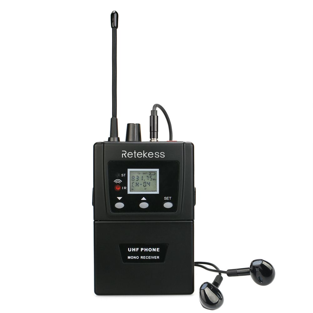 Retekess Stage Audio System-Wireless Transmitter and Receiver