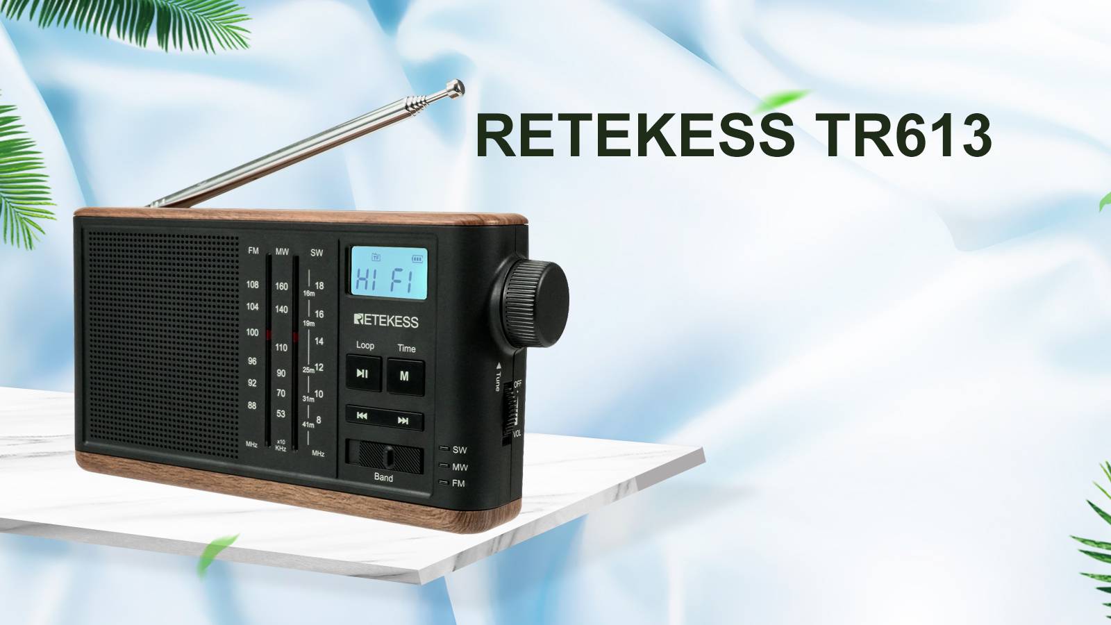 Ретро-радио RETEKESS TR613, подарит вам другие впечатления от прослушивания